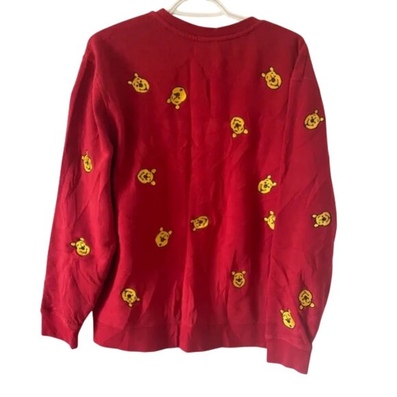 Disney crewneck sweatshirt red women's size L - Picture 2 of 3